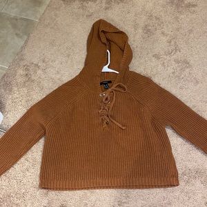 Knot sweater! Brownish Orange
